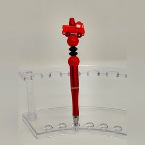 Firetruck Beaded Pen